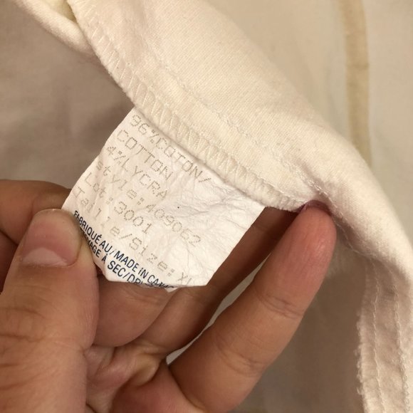 Turbulence White Cotton Denim Jacket Mens - Picture 10 of 10